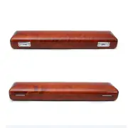Waterproof 17 Hole Flute Case Hard Wood Flute Box Durable Red Color With Lock