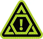 Reflective Decals for Bicycles, and Helmets, Waterproof Safety Stickers for Night Vision, High Speed Reflective Strips for Outdoor Equipment, Scooters and Trailers