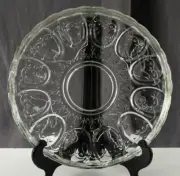 Vintage Kitchen NOS Colony Crafts CRYSTAL GARDEN 12" Relish Dish Egg Plate