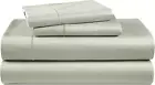 Luxury 100% Egyptian Cotton Bed Sheets - 1000 Thread Count 4-Piece Mineral Queen