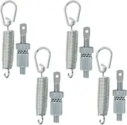 Piutouyar 4 Set Drum Pedal Spring, Stainless Steel Bass Drum Foot Pedal Spring Percussion Instrument Replacement Parts