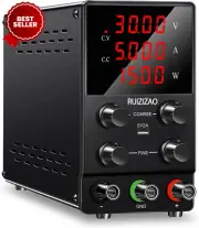 DC Power Supply 30V 5A Adjustable Lab Bench Regulated Switching 5V/2A USB Port