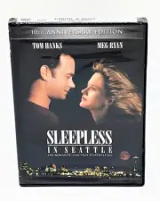 Sleepless in Seattle (NEW Sealed) Tom Hanks Meg Ryan (DVD 10th Anniversary)