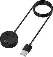 T Tersely Charging Cable Clip Dock Charger Stand for Garmin Vivoactive 5/4/3, 1M for Garmin Venu 3 3S 2 2S Bounce Instinct Fenix 7 7S 7X 6 6S 6X/5 5S 5X/Forerunner 265 265S 965 955 158 935 945 LTE