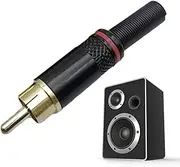 Speaker Wire Plug,Video Wire Plug - Male Plug, Screw Terminal Connector, Video Connector Adapter for Speaker, Audio Equipment, and Video Equipment