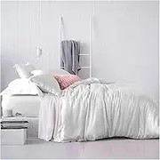 White Top Grade 100% Silk Bedding Set Beauty Silk Double Queen King Quilt Cover Flat Sheet Pillowcase Free Shipping(1,King)