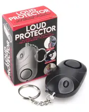 3P Experts Loud Protector Black Personal Alarm