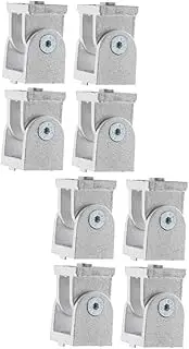 ULTECHNOVO 2sets Aluminum Extrusion Profiles Phone Mount Car Ceiling Cargo Net Gazebo Aluminum Tray Phone Car Holder Chain Machine Corner Brace Connector Hinges Pivot Joint Zinc Alloy 4pcs*2