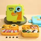 Food-grade Lunch Box Microwave Safe Container Kids Dinosaur Bento Set