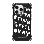 iPhone 16 Pro Bounce Case MagSafe Compatible Stefan Marx- I'm Starting To Feel Okay (Clear)