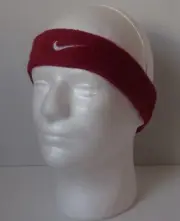 Nike Swoosh Headband Adult Unisex Red Crush/Wolf Grey