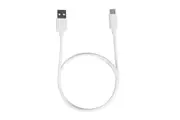 1m USB-A to USB-C Cable (White)