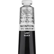 Winsor & Newton 200ml Winton Oil Colour Paint Tube Artist/Painting Lamp Black