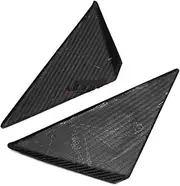 Window Vent Louver Cover Compatible For Chevrolet Corvette C8 Stingray Convertible Z06 Coupe 2020-2022 Pillar A Front Door Triangle Cover