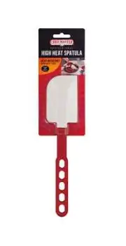 ChefMaster 90212 10" High-Temp Spatula with Silicon Spoon Blade