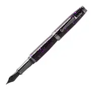 Monteverde Invincia Vega Fountain Pen in Starlight Purple - Omniflex Nib - NEW