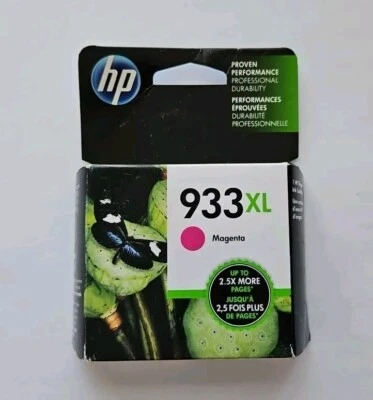HP Original Ink Cartridge 933 XL Magenta CN055AN NEW