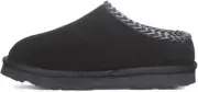 BEARPAW Women's Tabitha Slipper Women's Slipper Black Suede Size 6