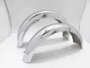 NEW BSA A10 ROAD ROCKET MUDGUARD SET CHROME 1956 MODEL (PRE-DRILLED)
