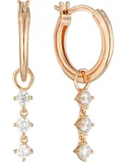[Georgini] Matcha Magic Rose Gold Earrings