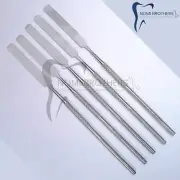 6 PCS Set Dental Cement Wax Mixing Single Ended Spatulas Laboratory Instruments