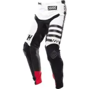 Fasthouse Elrod Air Cooled Vented Youth Pants, White/Black/Red