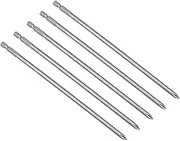 uxcell 5Pcs 1/4-Inch Hex Shank 200mm Length Phillips 6PH2 Magnetic Screw Driver S2 Screwdriver Bits