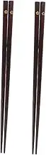 2 Pairs Extra Long Cherry Blossom Wooden Chopsticks Non Slip Design for Easy Handling for Home Dining and Special Occasions Natural Wood Portable Chopsticks