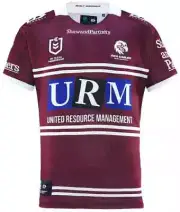 Manly Sea Eagles 2025 NRL Kids Home Jersey Sizes 6-16 BNWT