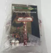 Thanksgiving Plastic Canvas Pattern Leaflet Centerpiece Yarn Welcome Blizzard