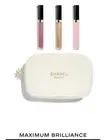 NIB Chanel Maximum Brilliance Christmas 2024 Lipgloss Trio Gift Set w Pouch