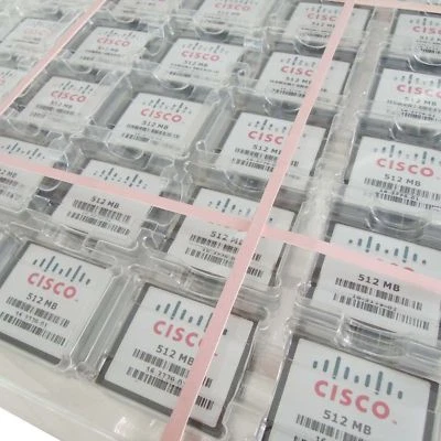 CISCO 50 x 512MB CompactFlash CF Memory Card Genuine W/Cases for Industrial
