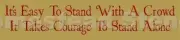* Primitive Stencil ITEM #3148 C ~4"x24"~ IT'S EASIER TO STAND WITH A