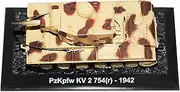 1:72 Alloy WWII German Army KV-2 Heavy Artillery Tank Model Simulation Fighter Tank Military Science Exhibition Model