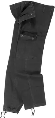 Mil-Tec Moleskin Prewash, cargo pants , color: Black , size: 56 (11 BW)