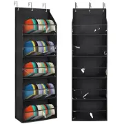 Hat Organizer for Baseball Caps - Hat Rack for Door - Hat Storage for Basebal...