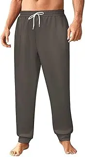 [Generic] Men's Sweatpants, Cozy Dark Ash-8, Polyester Joggers, Sweatpants Jogging Pants for Workout Running