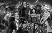 Stern Munsters Pinball Machine Custom Translite 01 Black and White Version