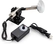 12V Mini Telescopic Linear Actuator with 60mm Diameter Aluminum Plate, 39mm Stroke Reciprocating Mechanism Motor, 30-190RPM Adjustable Speed (30-190rpm)