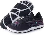 [Hike Footwear] HF Vitality Healthy Ergonomic Supportive Barefoot Shoes, Zero Drop Sole, Wide Toe Box, Lightweight, Breathable Walking Sneakers Outdoor Running Footwear Unisex