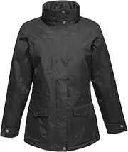 [REGATTA] Womens/Ladies Darby III Waterproof Insulated Jacket (UK Size: 12 UK) (Black/Black)