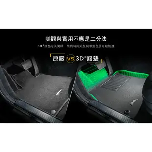 【3D Mats】 卡固立體汽車踏墊適用於 FORD Kuga 2020~2024(休旅車限定)