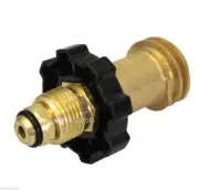 Propane Tank Adapter POL Old Style Valves to Type 1 Hose LP & Regulator Valves