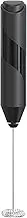 Biesryi Electric Milk Frother Handheld, Battery Operated Drink Mixer for Coffee, Stainless Steel Handheld Electric Stirrer Foam Maker Whisk Frappe, Latte, Matcha, Hot Chocolate