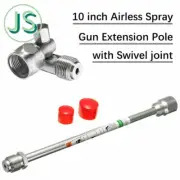 Replace Airless Spray Gun 10 inch Extension Pole and Swivel Joint Adapter Tool