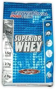 International Protein Superior Whey Chocolate Protein Powder 4.55 kg