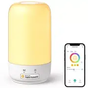 meross Smart Table Lamp for Bedroom Bedside Lamp Support Apple Homekit and Al...