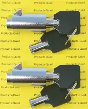 2x Admiral Vending machine plug locks KEYED ALIKE. Dixie, Narco Vendo National