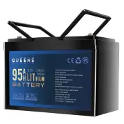 12V 95AH Battery Lithium Iron Phosphate 100A Prismatic Cells RV Camping Backup