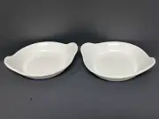 2 Maxwell Williams White Basics Cereal Bowls 6.5" Porcelain New